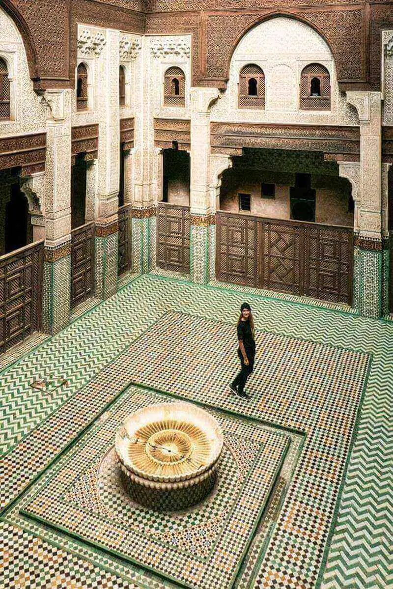 المدرسة البوعنانية بمكناس أجمل وأقدم مدارس المغرب